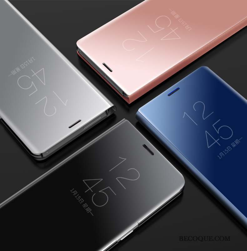 Samsung Galaxy S8+ Coque De Téléphone Tout Compris Argent Étui Rose Housse
