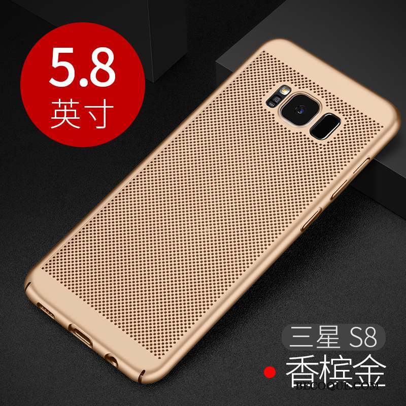 Samsung Galaxy S8+ Coque De Téléphone Étui Très Mince Refroidissement Tendance Or