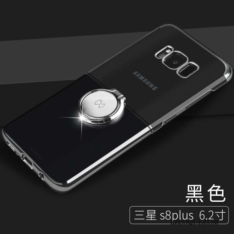 Samsung Galaxy S8+ Coque Incassable Une Agrafe Étui Anneau Noir Protection