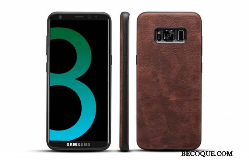 Samsung Galaxy S8 Coque Protection Cuir Fluide Doux Étui Téléphone Portable Modèle Fleurie