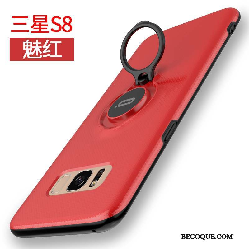 Samsung Galaxy S8 Coque Tout Compris Rouge Étui Protection Incassable Très Mince