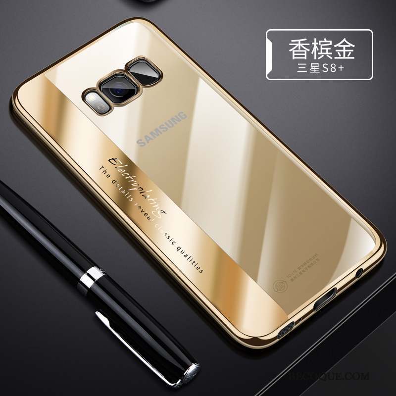 Samsung Galaxy S8+ Coque Étui Incassable Très Mince De Téléphone Or