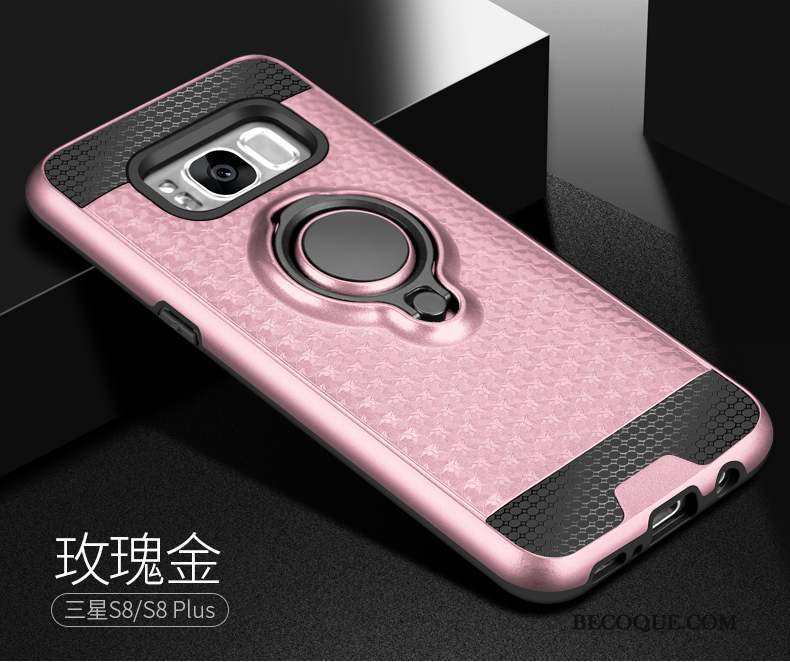 Samsung Galaxy S8+ Incassable Tout Compris Étui Rose Coque Fluide Doux