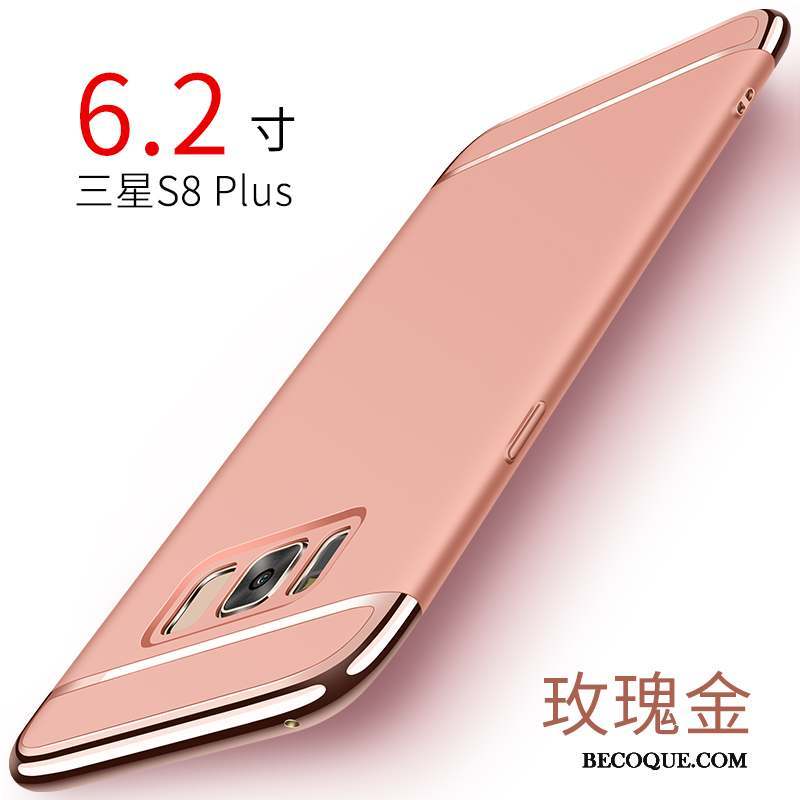 Samsung Galaxy S8+ Incassable Étui Protection Rose Coque De Téléphone