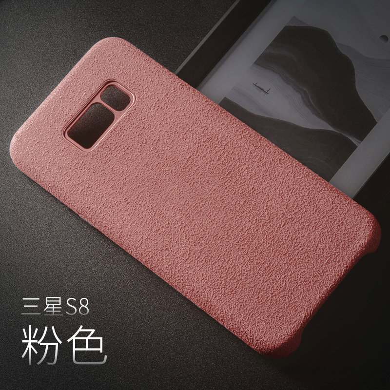 Samsung Galaxy S8+ Personnalité Protection Coque De Téléphone Europe Cuir Rose