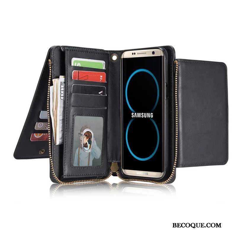 Samsung Galaxy S8 Portefeuille Coque De Téléphone Protection Étui Téléphone Portable Sac