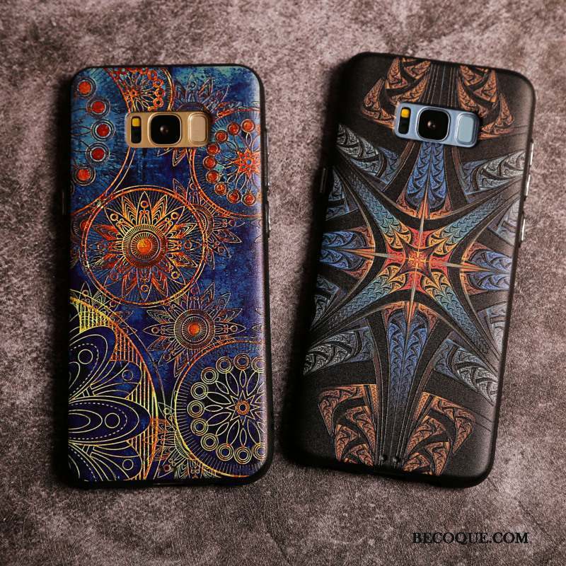 Samsung Galaxy S8+ Tout Compris Créatif Tendance Multicolore Incassable Coque