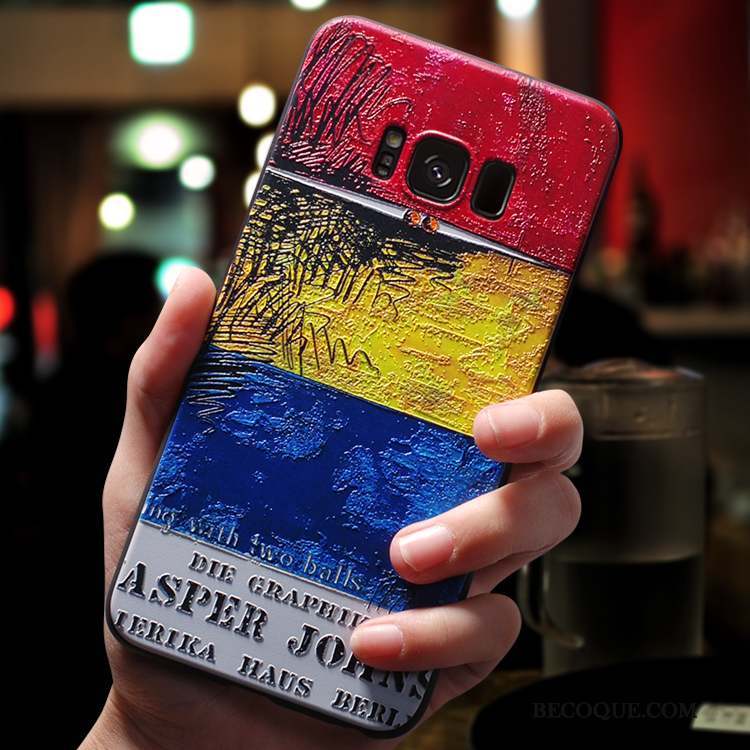 Samsung Galaxy S8 Tout Compris Personnalité Fluide Doux Coque De Téléphone Incassable Très Mince