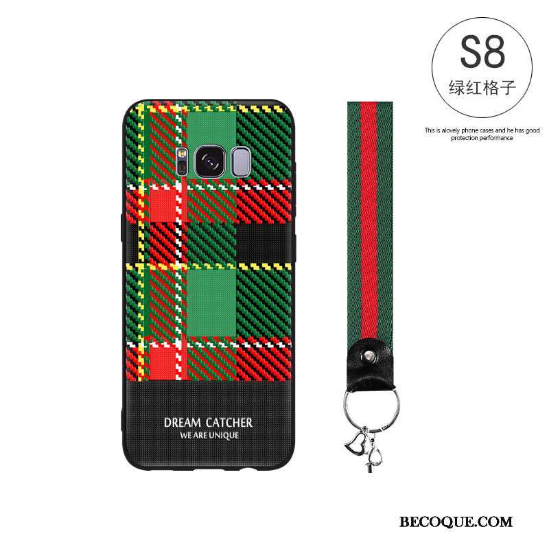 Samsung Galaxy S8 Vert Créatif Coque De Téléphone Silicone Tout Compris Personnalité