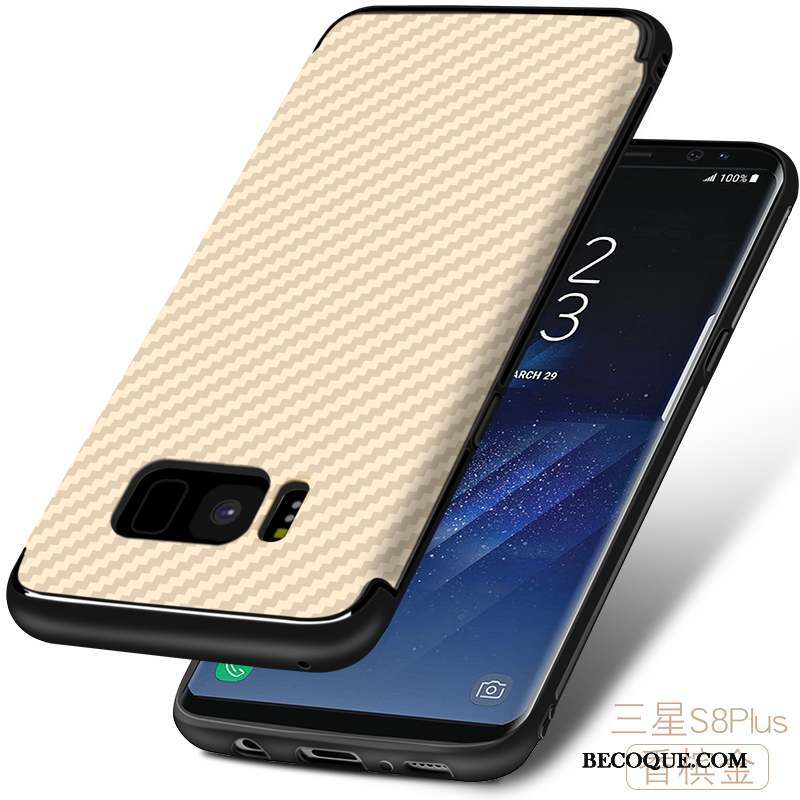 Samsung Galaxy S8+ Étui Coque De Téléphone Modèle Fleurie Ornements Suspendus Fibre Incassable