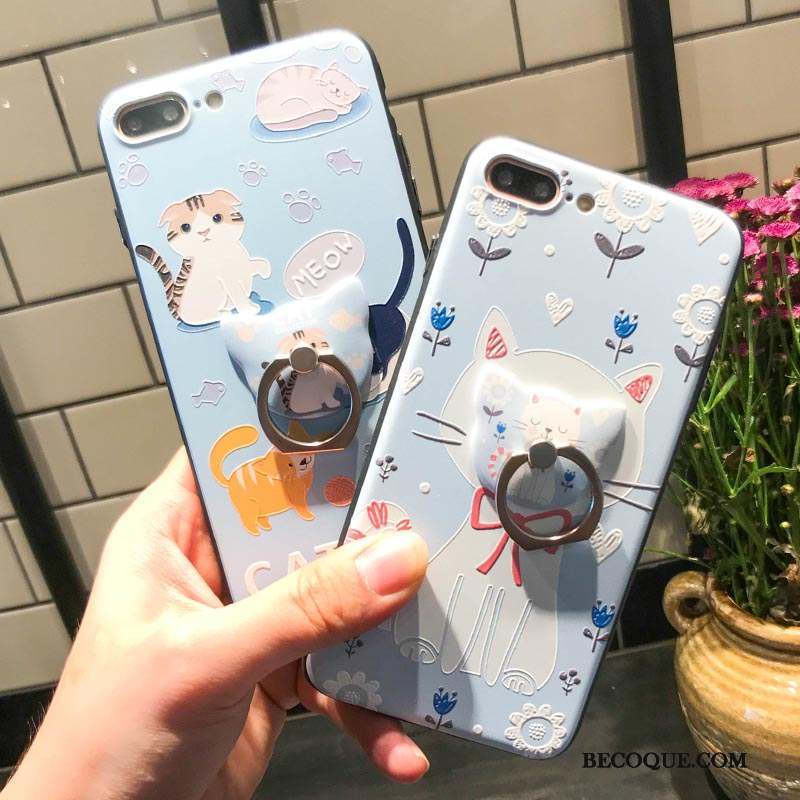 Samsung Galaxy S8+ Étui Dessin Animé Coque De Téléphone Protection Bleu Clair Incassable