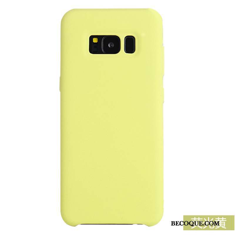 Samsung Galaxy S8+ Étui Silicone Incassable Jaune Protection Coque De Téléphone