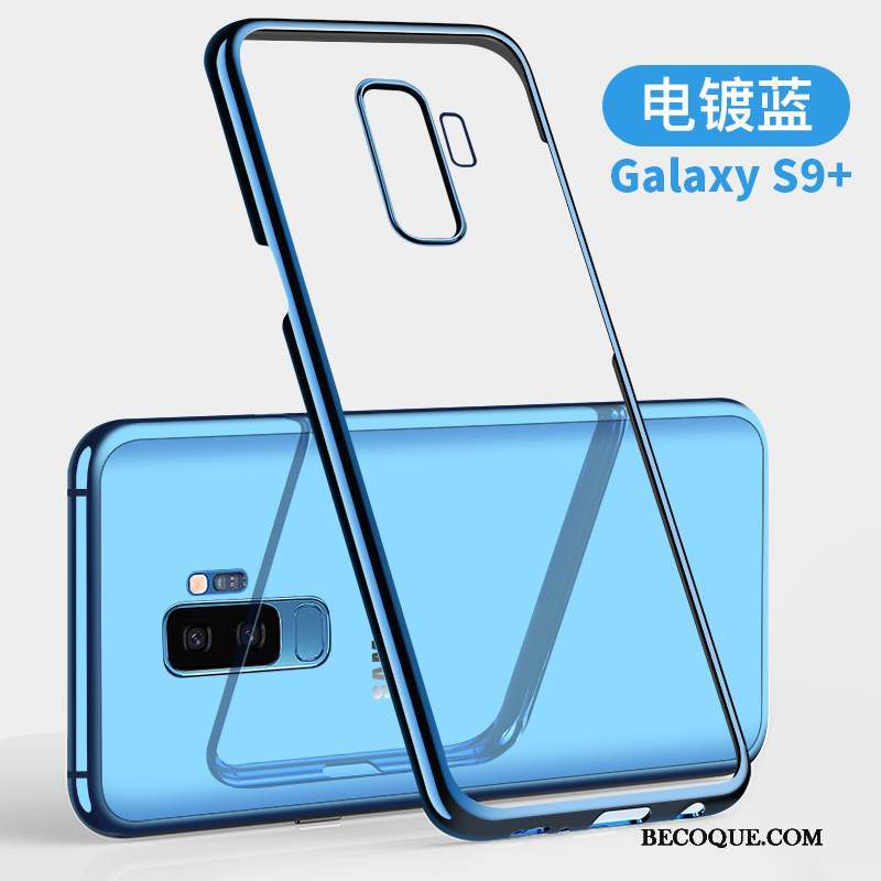 Samsung Galaxy S9+ Bleu Tout Compris Incassable Coque De Téléphone Étui Très Mince