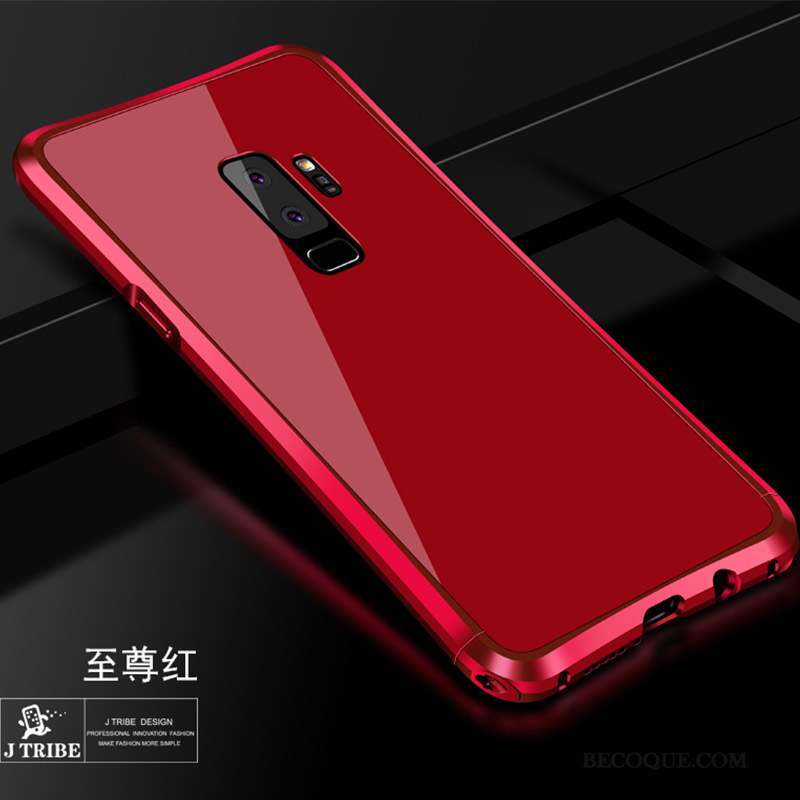 Samsung Galaxy S9 Coque De Téléphone Personnalité Rouge Incassable Étui Tout Compris