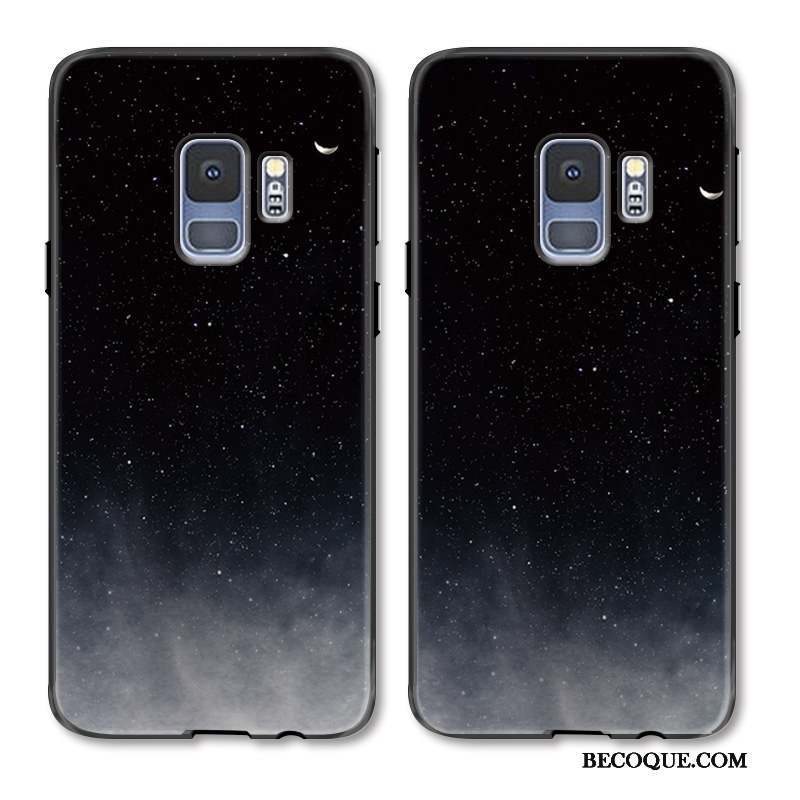 Samsung Galaxy S9+ Coque Personnalité Business Créatif Simple Tout Compris Mois