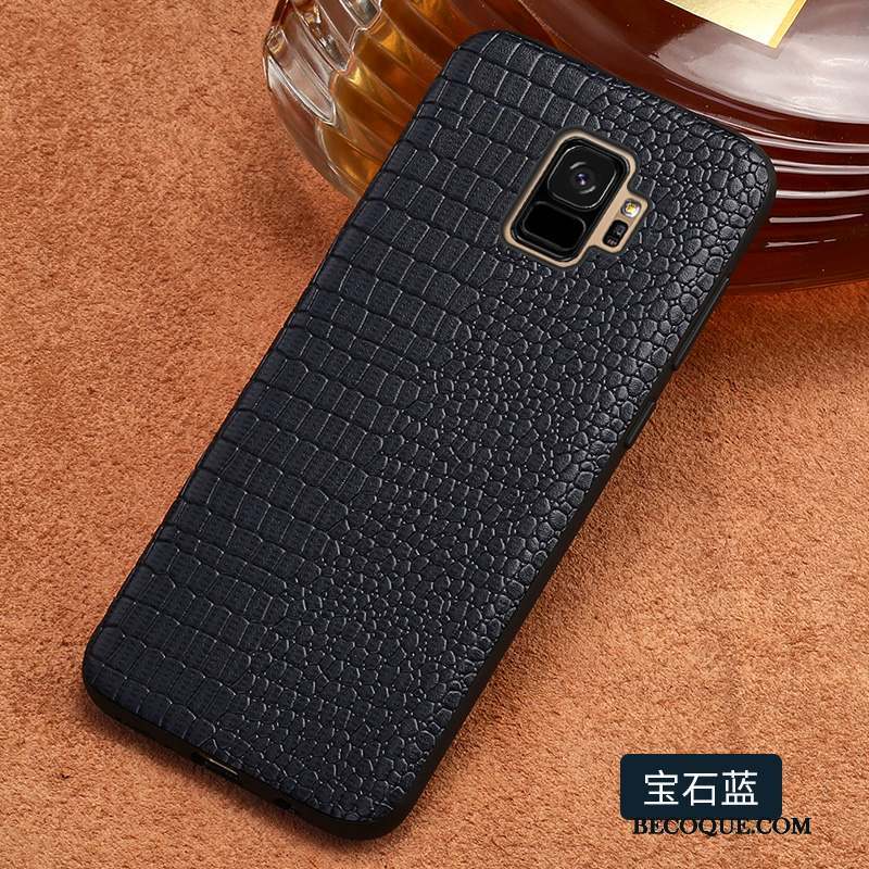 Samsung Galaxy S9+ Créatif Luxe Coque De Téléphone Marque De Tendance Étui En Cuir Personnalité