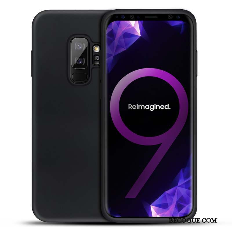 Samsung Galaxy S9 Incassable Noir Coque De Téléphone Étui Protection Silicone