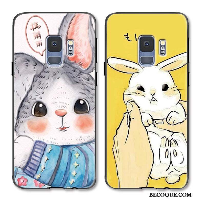 Samsung Galaxy S9+ Protection Incassable Gaufrage Charmant Dessin Animé Coque De Téléphone