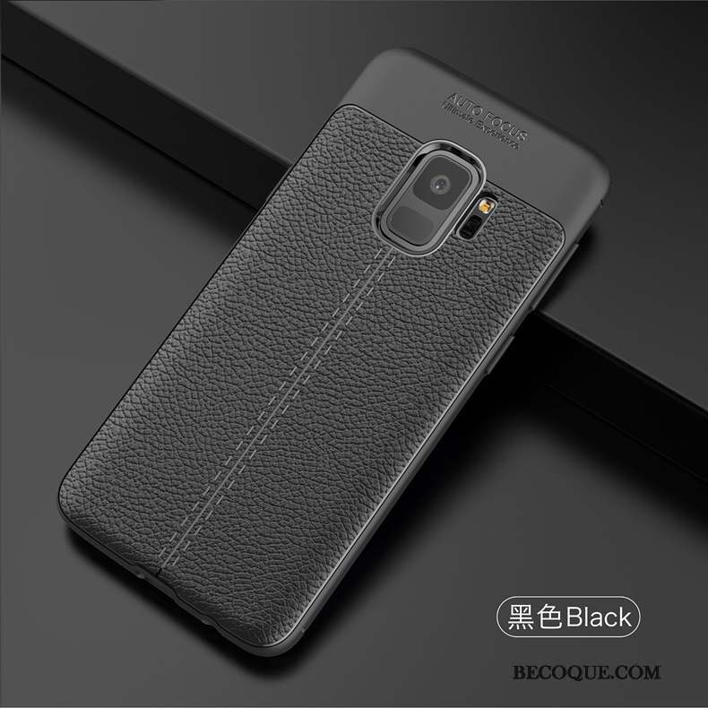 Samsung Galaxy S9+ Protection Étui Business Incassable Coque De Téléphone Bleu