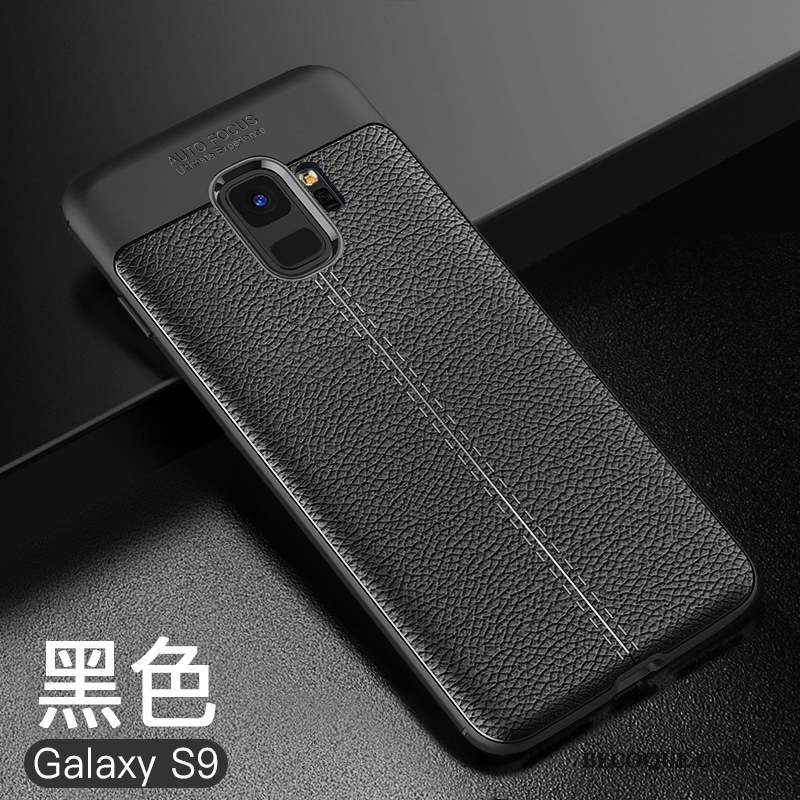 Samsung Galaxy S9 Tout Compris Noir Silicone Coque De Téléphone Incassable Nouveau