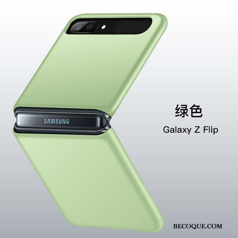 Samsung Z Flip Coque De Téléphone Vert Tout Compris Silicone Plier