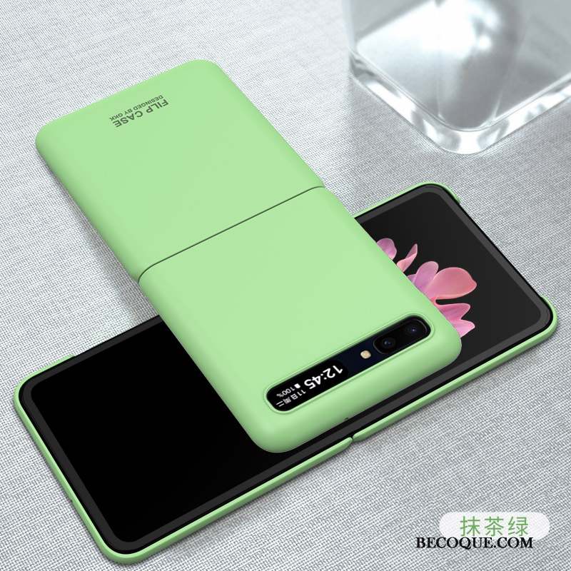 Samsung Z Flip Protection Coque De Téléphone Vert Étui Plier Difficile