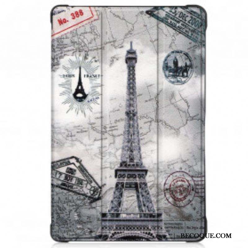 Smart Case Samsung Galaxy Tab A7 (2020) Renforcée Tour Eiffel