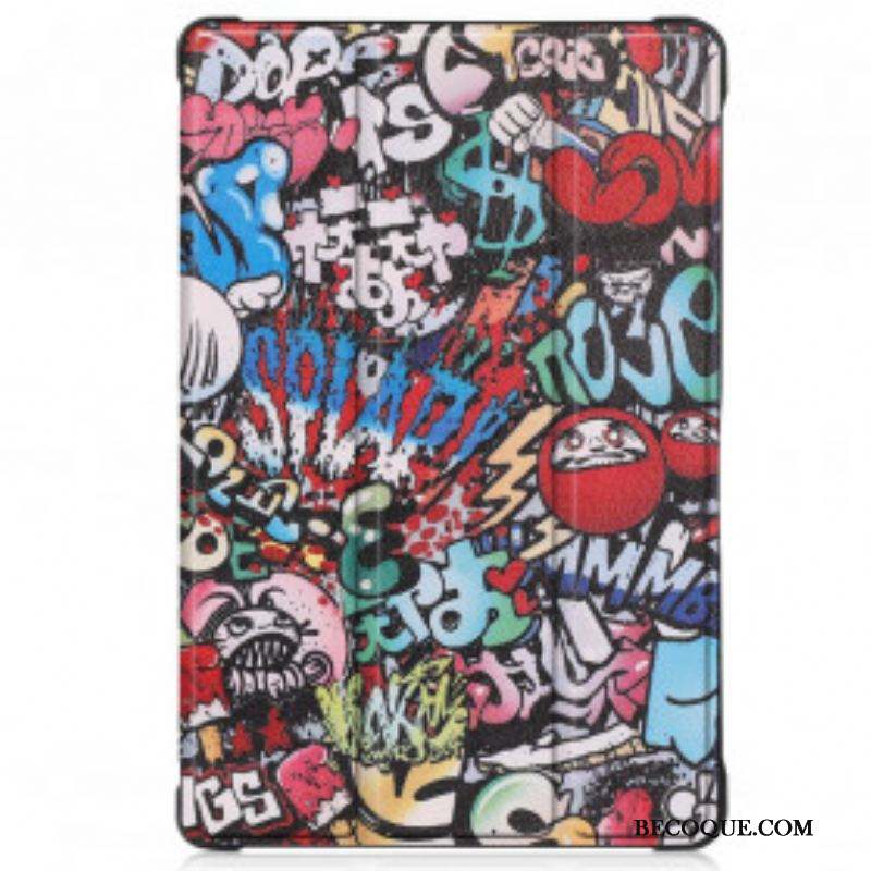 Smart Case Samsung Galaxy Tab A7 (2020) Renforcée graffitis