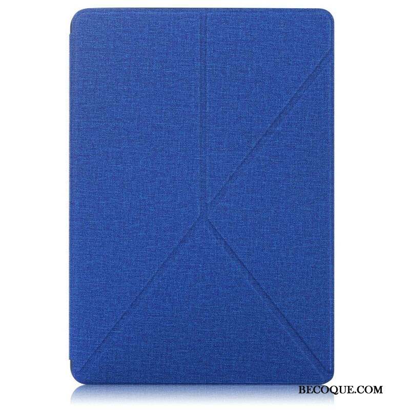 Smart Case Samsung Galaxy Tab S7 FE Texture Tissu Origami