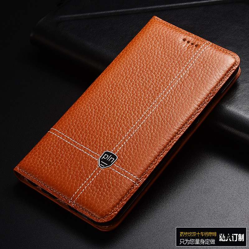 Sony Xperia 1 Protection Cuir Véritable Coque De Téléphone Étui Bovins Étui En Cuir