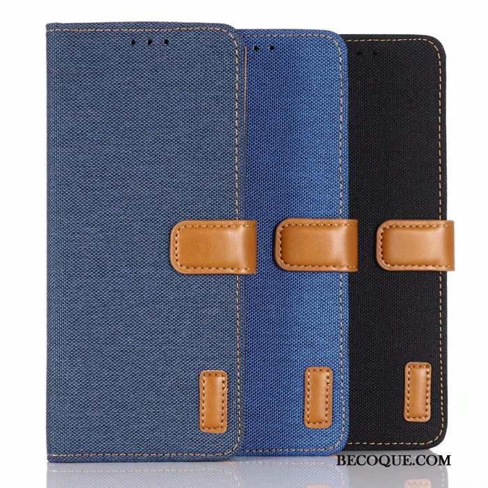 Sony Xperia 10 Ii Protection Coque Portefeuille Noir Étui En Cuir Téléphone Portable