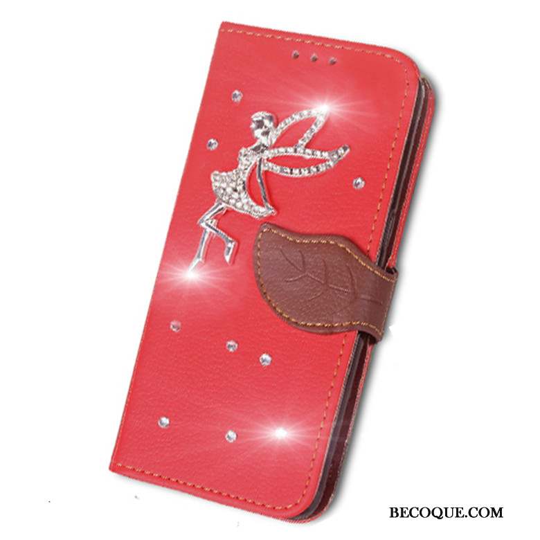 Sony Xperia C5 Ultra Dual Coque Téléphone Portable Étui En Cuir De Téléphone Rouge Protection