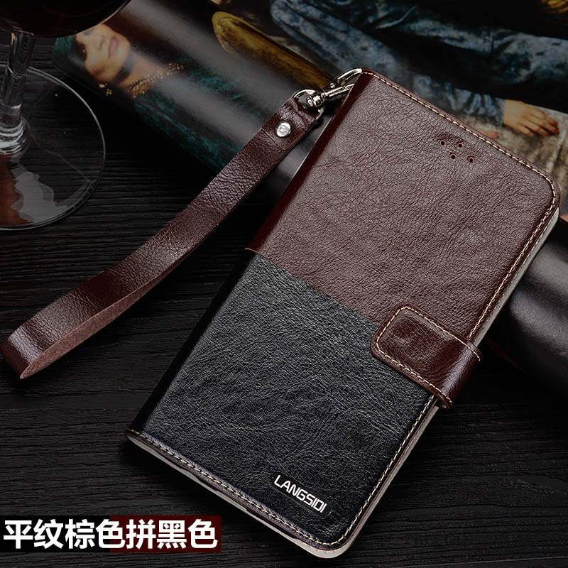 Sony Xperia C5 Ultra Dual Étui En Cuir Housse Coque De Téléphone Téléphone Portable Protection Cuir Véritable