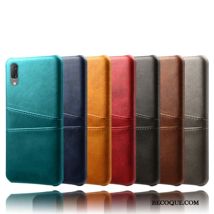 Sony Xperia L3 Coque De Téléphone Cuir Carte Étui Protection