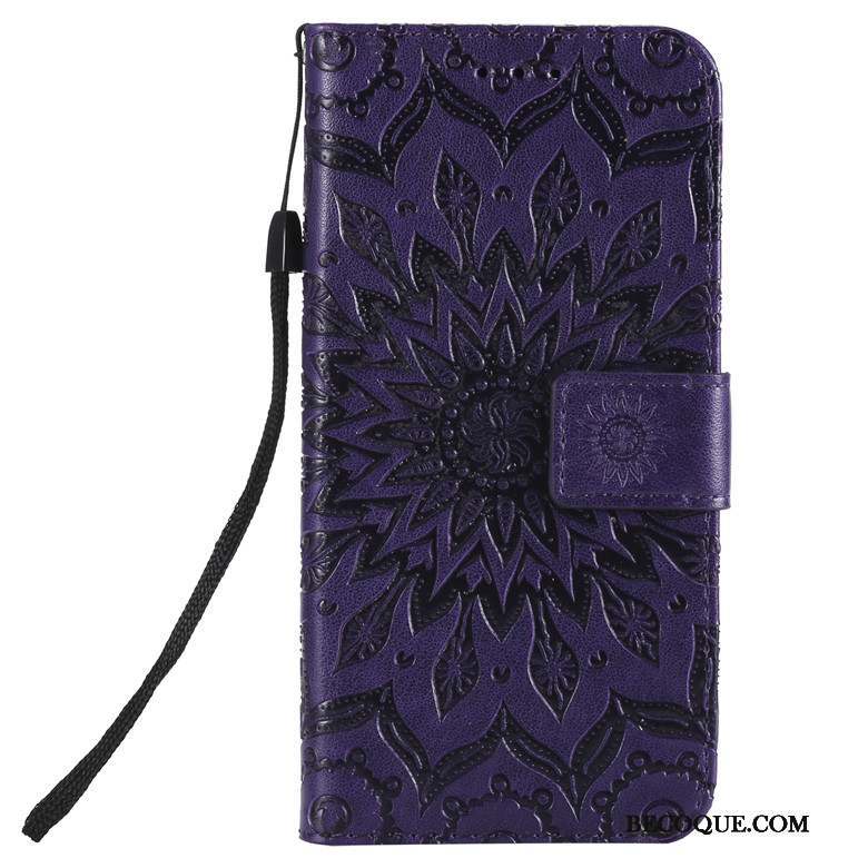 Sony Xperia L3 Fluide Doux Silicone Étui En Cuir Coque De Téléphone Housse Violet