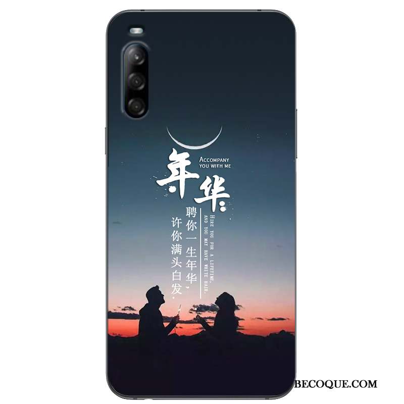 Sony Xperia L4 Coque Fluide Doux Étui Silicone Protection Personnalisé Créatif