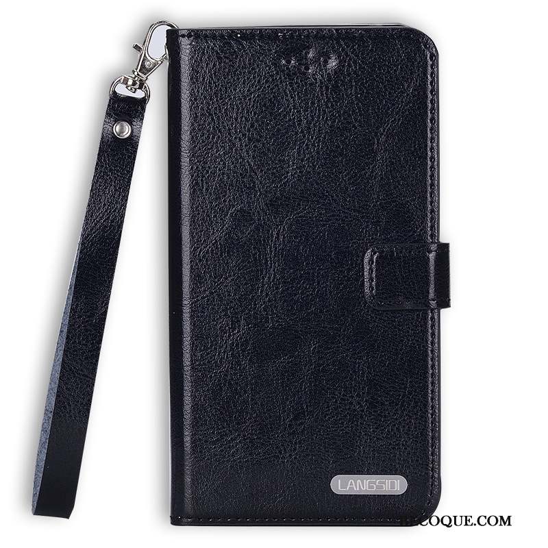 Sony Xperia T2 Fluide Doux Coque De Téléphone Cuir Véritable Étui En Cuir Téléphone Portable Noir