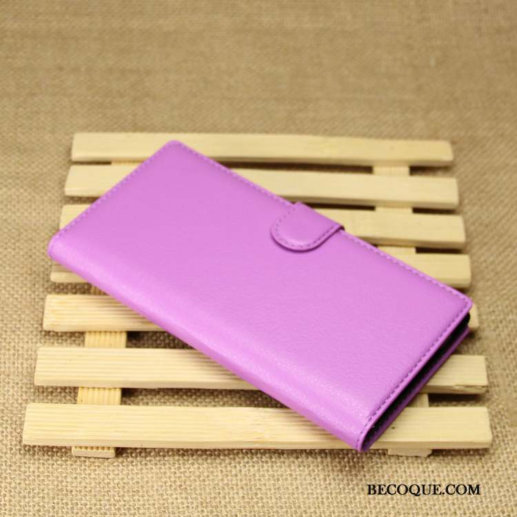Sony Xperia T3 Téléphone Portable Violet Coque De Téléphone Étui Protection Étui En Cuir