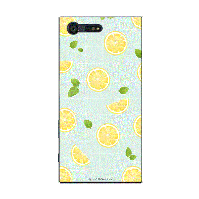 Sony Xperia X Compact Coque Fruit Pastèque Tout Compris Petit Bleu Citron