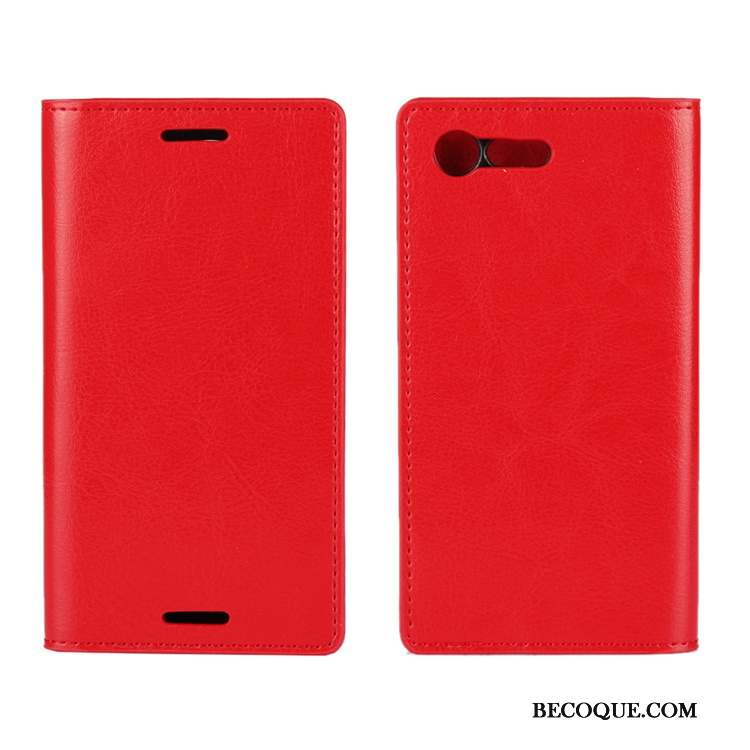 Sony Xperia X Compact Coque Protection Étui De Téléphone Rouge Bleu