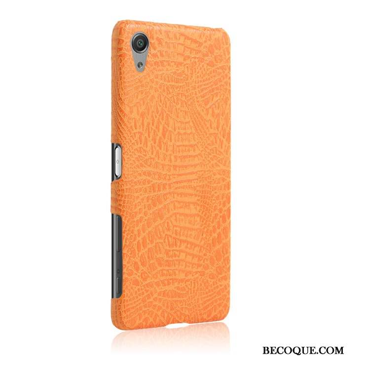 Sony Xperia X Performance Orange Vintage Protection Coque De Téléphone Pour Crocodile