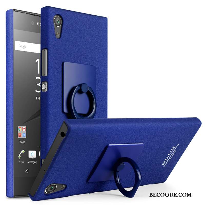 Sony Xperia Xa1 Coque Difficile Protection Anneau De Téléphone Support