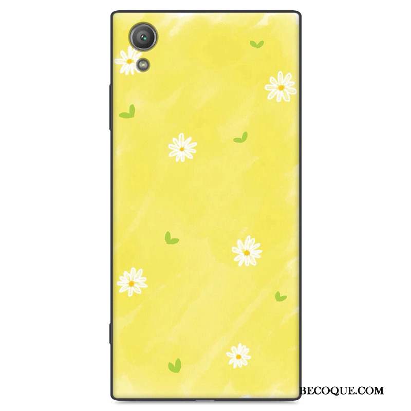 Sony Xperia Xa1 Plus Coque Étui Protection Jaune Incassable Créatif Tout Compris