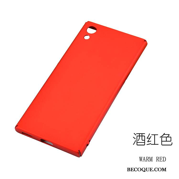 Sony Xperia Xa2 Ultra Coque Fluide Incassable Délavé En Daim Étui Protection Contre Les Explosions Rouge