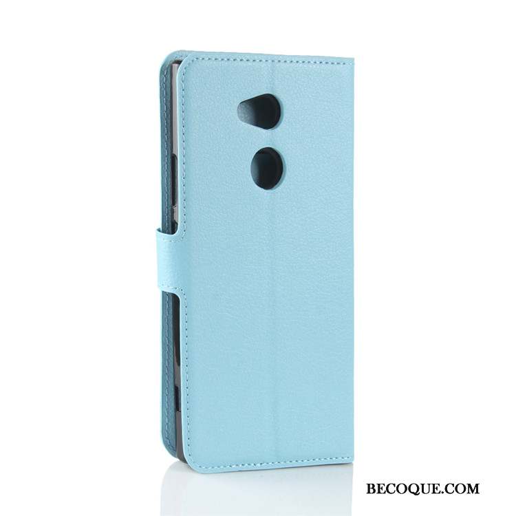 Sony Xperia Xa2 Ultra Coque Protection Carte Étui En Cuir Bleu Clair Violet Portefeuille