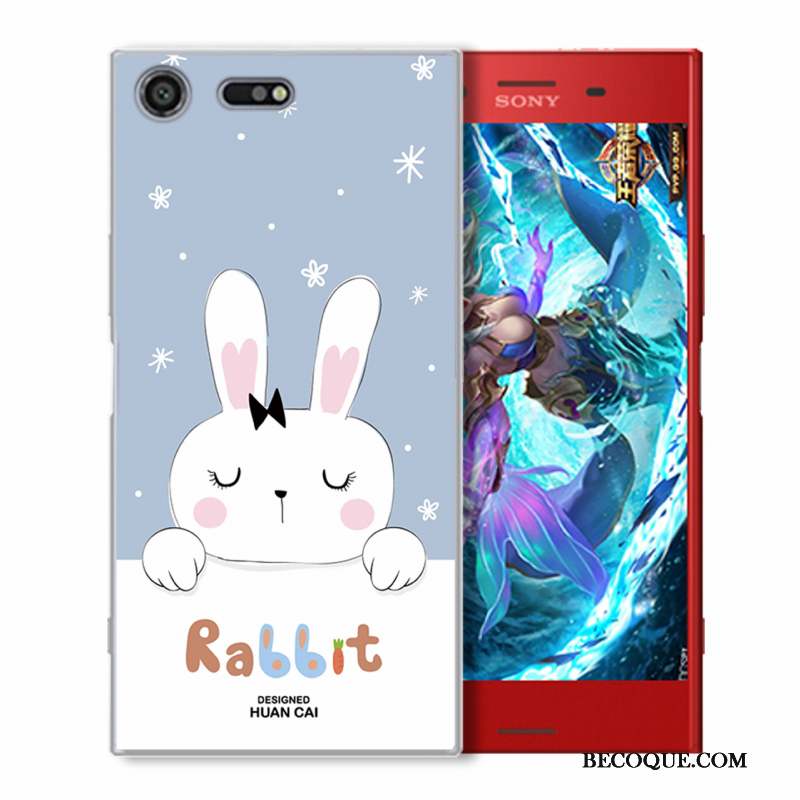 Sony Xperia Xz Premium Coque Dessin Animé Étui Gris Tout Compris Incassable Frais