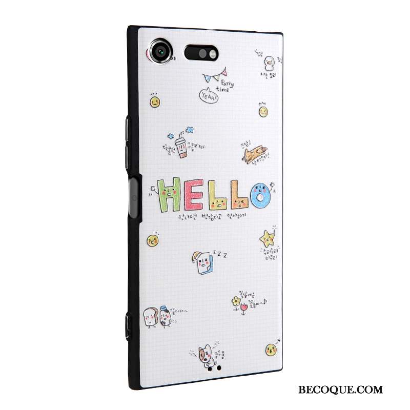 Sony Xperia Xz Premium Étui Coque De Téléphone Gaufrage Peinture Multicolore Dessin Animé