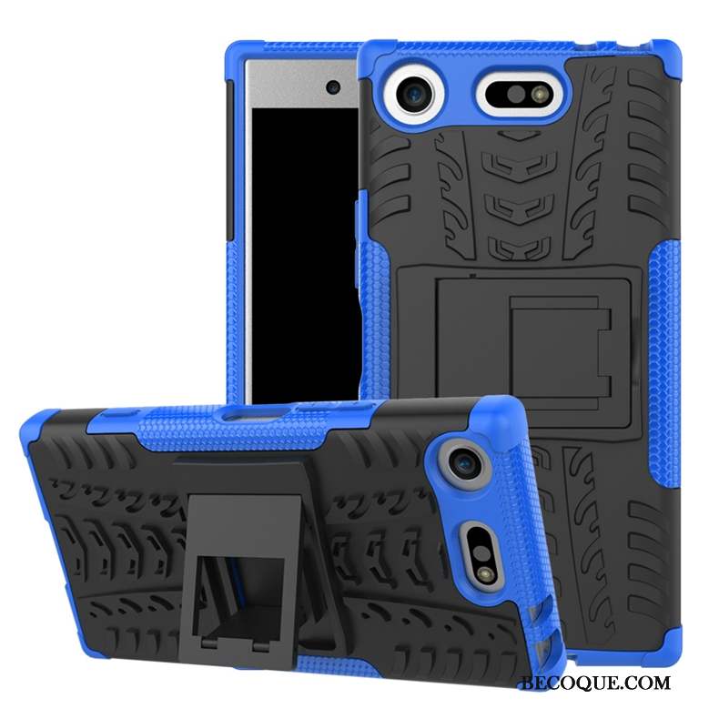 Sony Xperia Xz1 Compact Coque Tout Compris Support Protection Bleu Étui Tendance