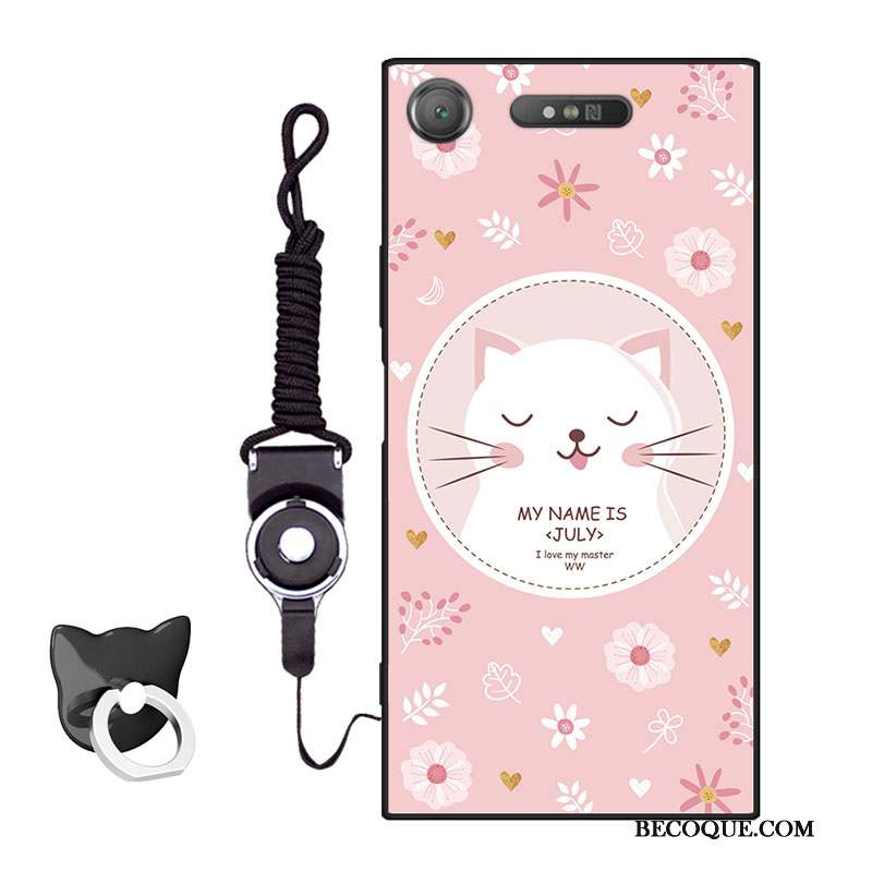 Sony Xperia Xz1 Protection Silicone Dessin Animé Frais Tout Compris Coque De Téléphone