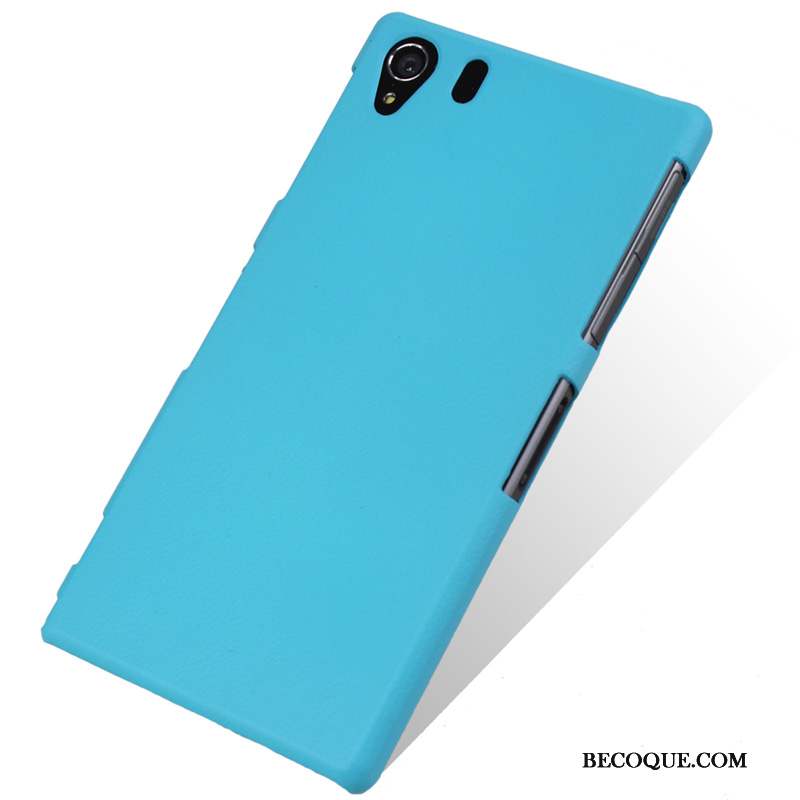 Sony Xperia Z1 Étui Coque De Téléphone Bleu Protection Téléphone Portable Couvercle Arrière